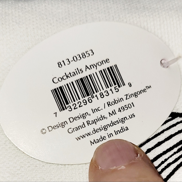 New Kichen Towel Set of Two, Cocktails 🍸 Anyone?, MCM Style, New With Tags - Picture 3 of 3